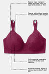Zivame True Curv Lightly Lined Wired High 3/4Th Coverage Super Support - Beet Red — thumbnail 6